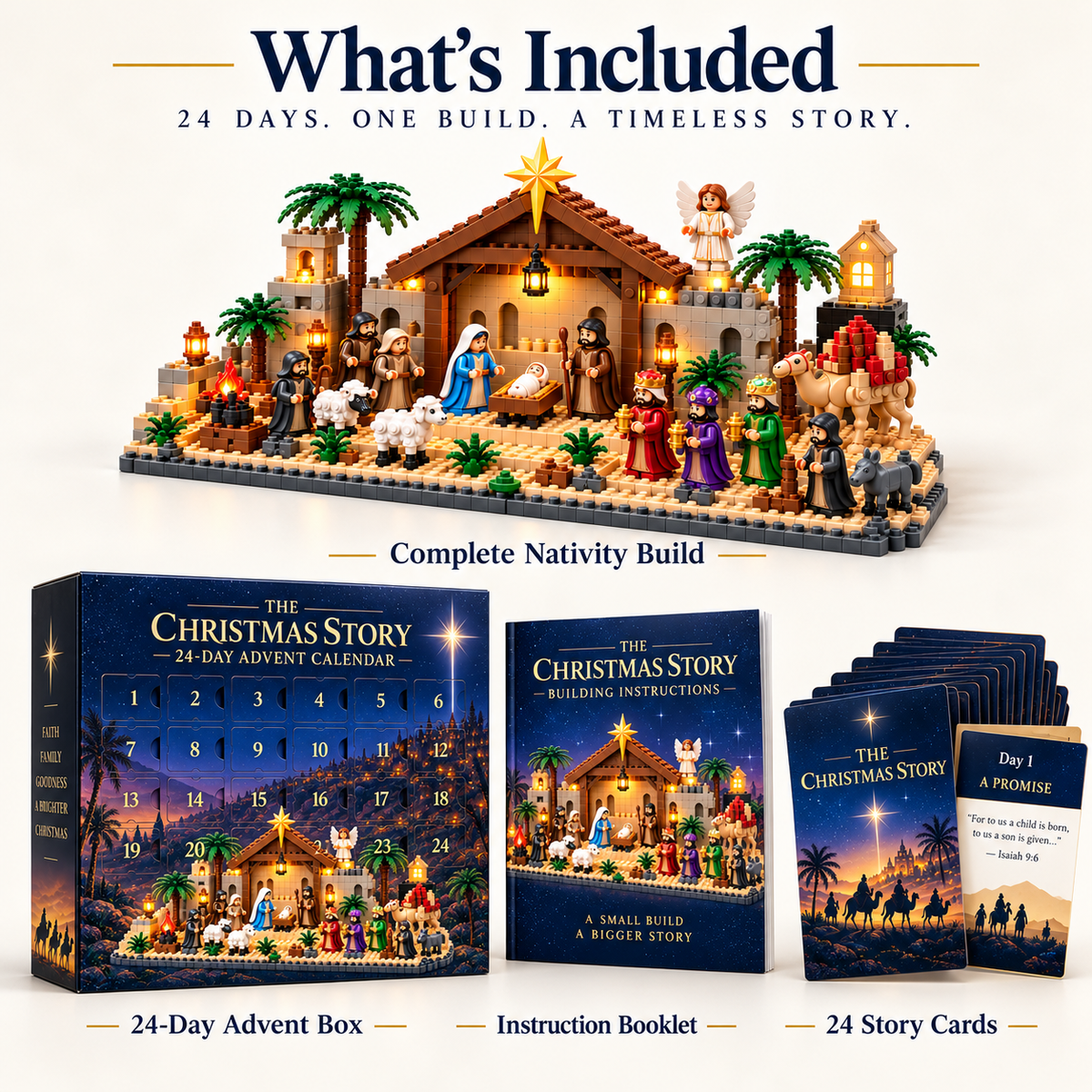 The Bethlehem Build — 24-Day Nativity Advent Calendar