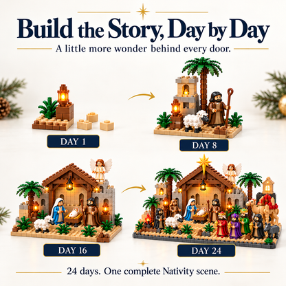 The Bethlehem Build — 24-Day Nativity Advent Calendar